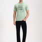 Green Printed Slim Fit T-Shirt | Greenfibre