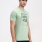 Green Printed Slim Fit T-Shirt | Greenfibre