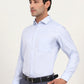 Sky Blue Solid Slim Fit Formal Shirt | Greenfibre