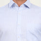 Sky Blue Solid Slim Fit Formal Shirt | Greenfibre