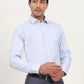 Sky Blue Solid Slim Fit Formal Shirt | Greenfibre