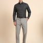 Dark Green Checked Regular Fit Formal Shirt | Greenfibre