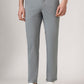 Grey Solid Neo Fit Casual Trouser | Greenfibre