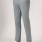 Grey Solid Neo Fit Casual Trouser | Greenfibre