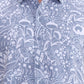Blue Printed Regular Fit Casual Shirt | Greenfibre