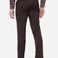 Brown Checked Slim Fit Formal Trouser | JB Studio