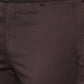 Brown Checked Slim Fit Formal Trouser | JB Studio