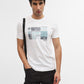 White Printed Slim Fit T-Shirt | Greenfibre