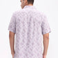 Purple Printed Slim Fit Casual Shirt | Greenfibre