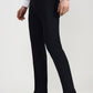 Navy Blue Solid Slim Fit Formal Trouser | Greenfibre
