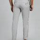 Light Grey Dobby Neo Fit Casual Trouser | Greenfibre