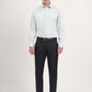 Blue Solid Slim Fit Formal Trouser | Greenfibre