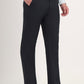 Blue Solid Slim Fit Formal Trouser | Greenfibre
