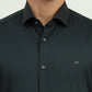 Dark Green Solid Slim Fit Party Wear Shirt | Greenfibre
