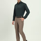 Dark Green Solid Slim Fit Party Wear Shirt | Greenfibre