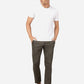 Olive Solid Super Slim Fit Casual Trouser | Greenfibre