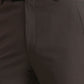 Dark Grey Solid Super Slim Fit Formal Trouser | Greenfibre