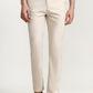 Cream Solid Regular Fit Track Pant | Greenfibre