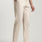 Cream Solid Regular Fit Track Pant | Greenfibre
