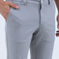 Light Grey Solid Slim Fit Club Wear Trouser | Greenfibre