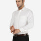 White Striped Slim Fit Party Wear Shirt | Greenfibre