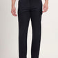 Navy Blue Solid Slim Fit Casual Trouser | Greenfibre