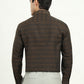 Brown Checked Slim Fit Formal Shirt | Greenfibre