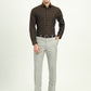 Brown Checked Slim Fit Formal Shirt | Greenfibre