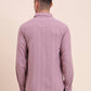 Rose Pink Solid Slim Fit Casual Shirt | Greenfibre