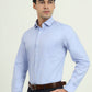 Light Blue Solid Regular Fit Formal Shirt | Greenfire