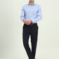 Light Blue Solid Regular Fit Formal Shirt | Greenfire
