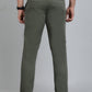 Green Solid Super Slim Fit Casual Trouser | Greenfibre