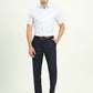 Sea Blue & Grey Checked Regular Fit Formal Shirt | Greenfire