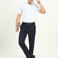 Sea Blue & Grey Checked Regular Fit Formal Shirt | Greenfire