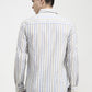 Blue Striped Slim Fit Casual Shirt | Greenfibre