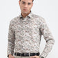 Green Printed Slim Fit Party Wear Shirt | Greenfibre