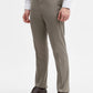 Cement Grey Solid Slim Fit Formal Trouser | Greenfibre