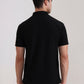 Black Solid Slim Fit Polo T-Shirt | Greenfibre