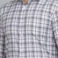 Brown Checked Slim Fit Formal Shirt | Greenfibre