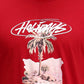 Red Printed Slim Fit T-Shirt | Greenfibre