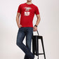 Red Solid Slim Fit T-Shirt | Greenfibre