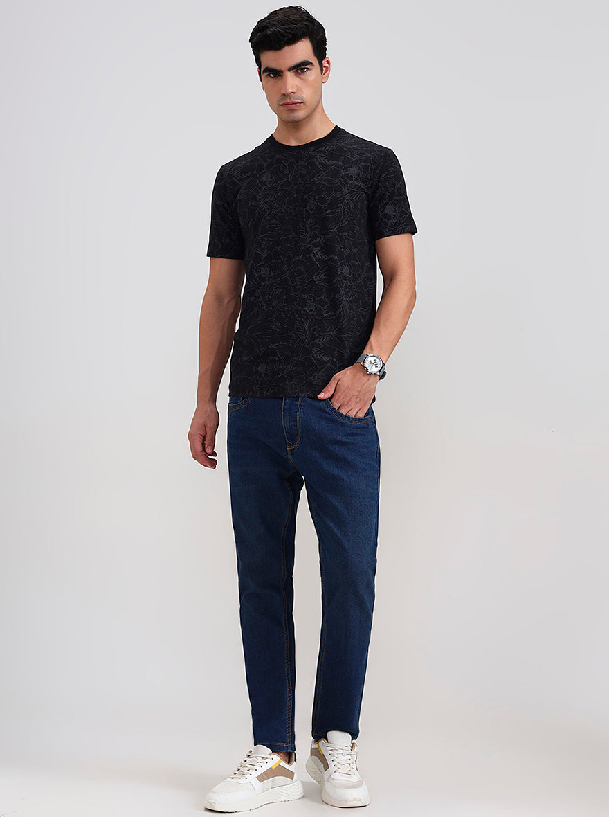 Denim Blue Washed Urban Fit Jeans | Greenfibre