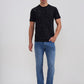 Mid Ice Blue Washed Slim Fit Jeans | Greenfibre
