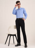 Black Solid Slim Fit Club Wear Trouser | JB Studio