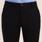 Black Solid Slim Fit Club Wear Trouser | JB Studio