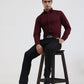 Maroon Solid Slim Fit Party Wear Shirt | Greenfibre