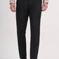 Black Solid Slim Fit Formal Trouser | Greenfibre