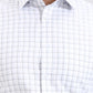 White & Black Checked Slim Fit Formal Shirt | Greenfibre