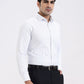 White & Black Checked Slim Fit Formal Shirt | Greenfibre