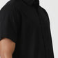 Black Solid Slim Fit Casual Shirt | Greenfibre